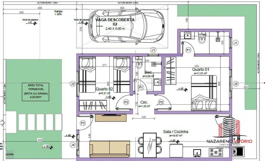 Casa à venda com 2 quartos, 53m² - Foto 5